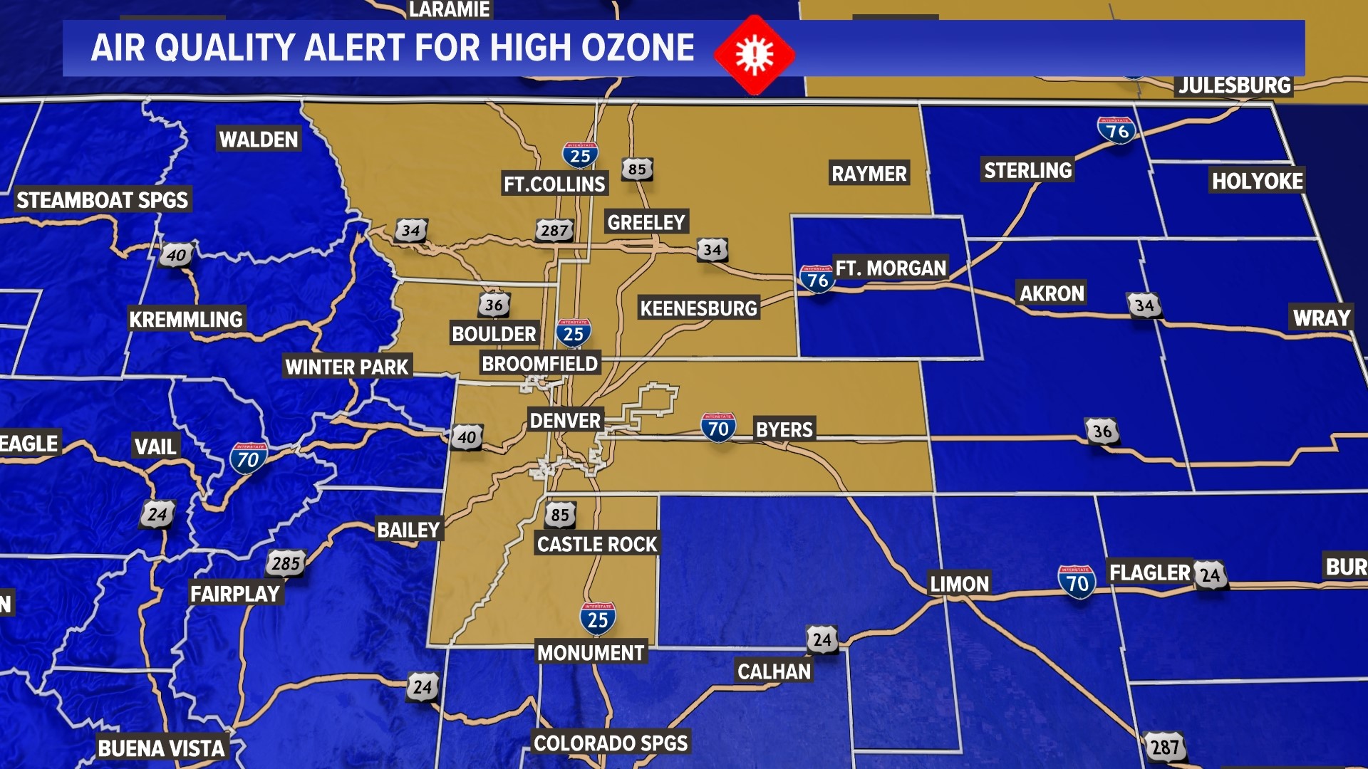 Summer heat returns to Front Range