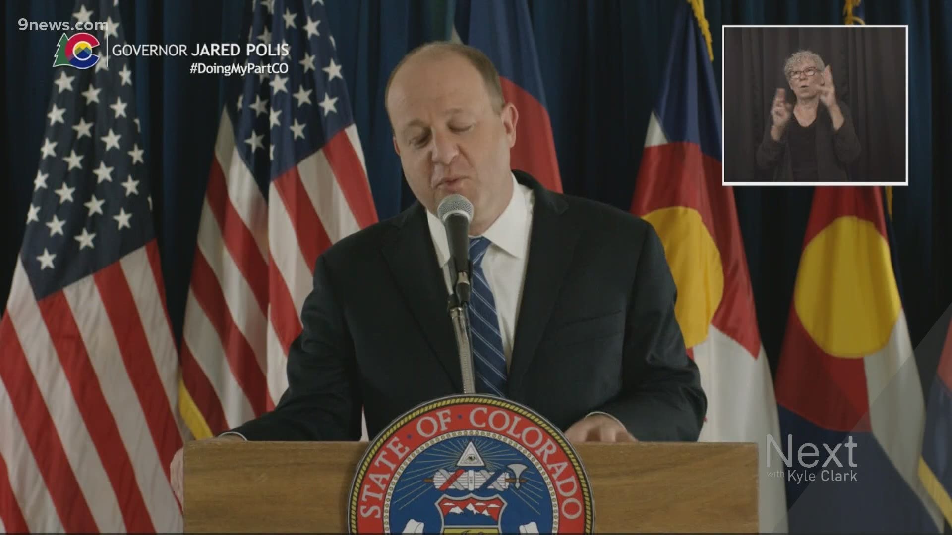 The governor's a self-proclaimed baseball fan, and he used analogies only a sports fan could understand to share his fears about a COVID-19 resurgence in Colorado.