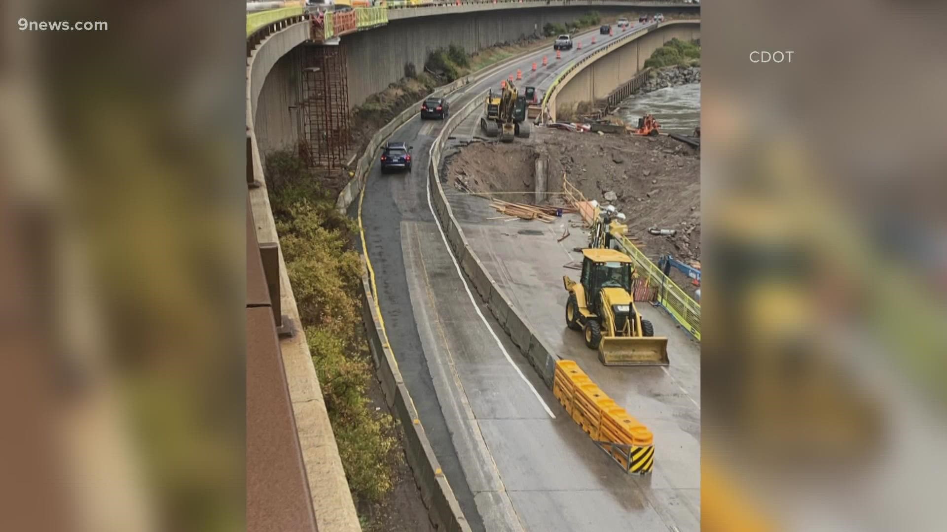 The Colorado Dept. of Transportation said crews have finished repair work on I-70 through Glenwood Canyon after the mudslides in summer 2020.