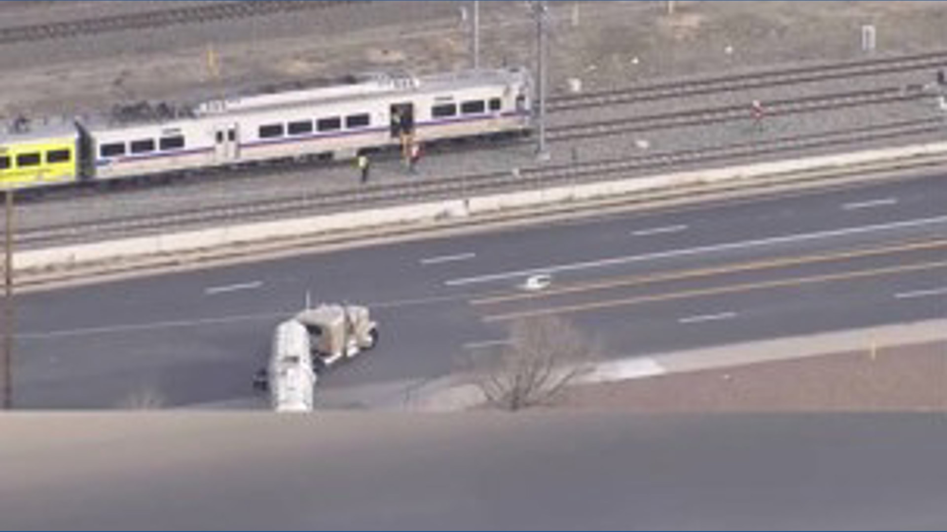 RTD train hits truck in Aurora | 9news.com