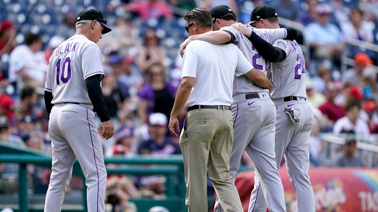 Colorado Rockies Kyle Freeland 2017 Game-Used Jersey to Aid Hurricane  Harvey Relief Efforts