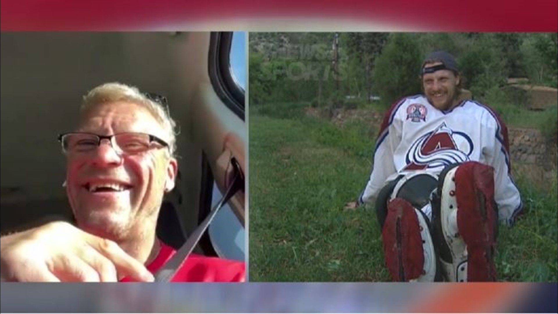 A double-dare turned into a hilarious day in Morrison for the Avalanche's Stanley Cup Champion