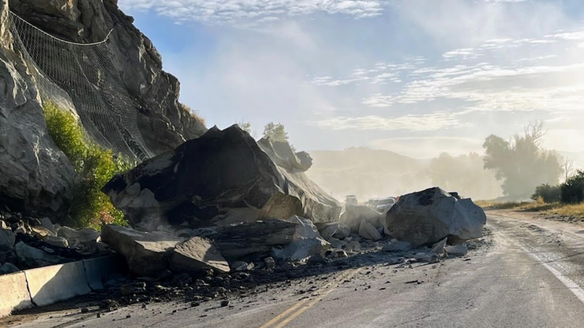 US Highway 40 Reopens In Routt County After Rockslide | 9news.com