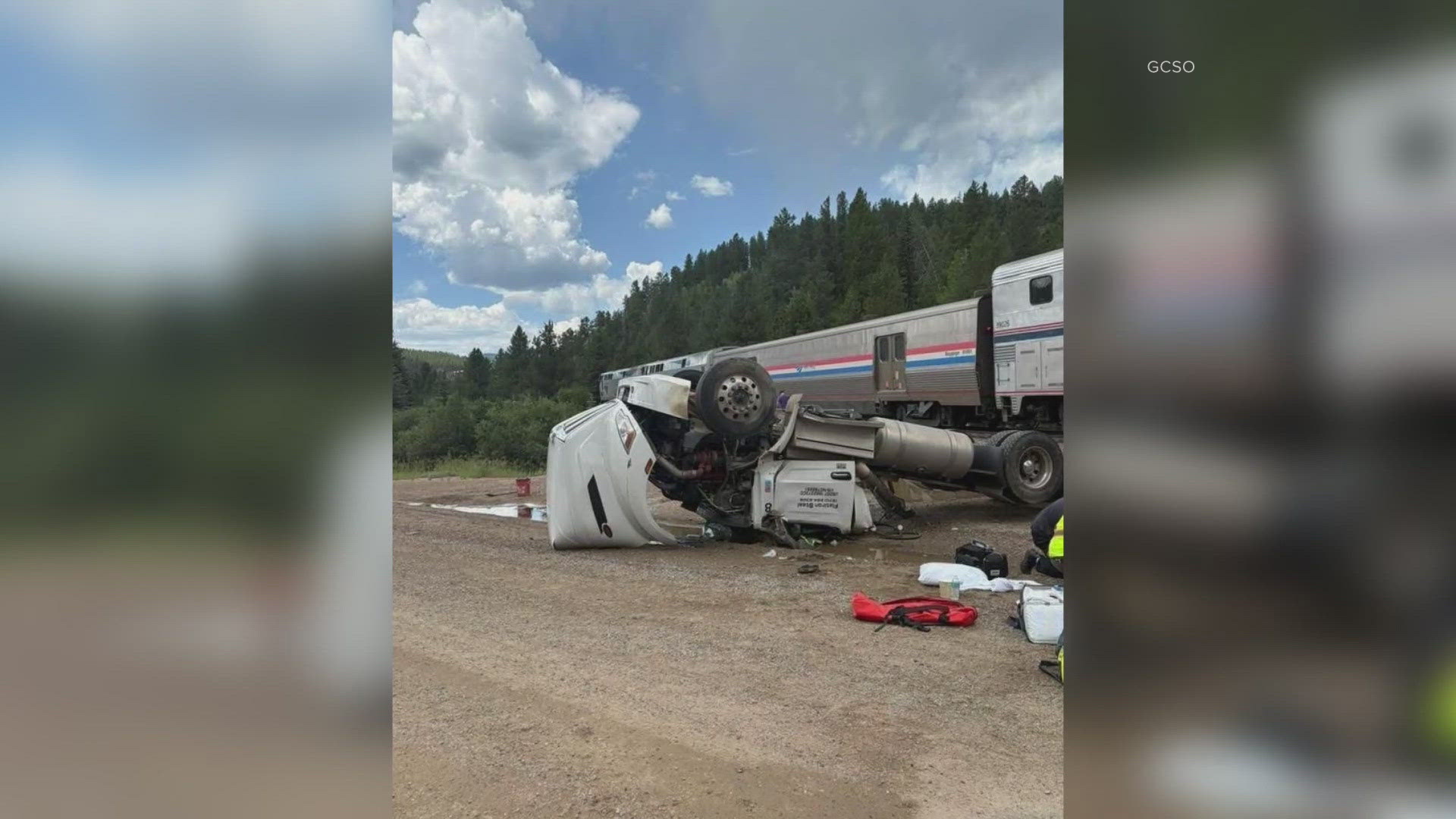 About 280 passengers and crew were on board the Amtrak train involved in the crash, according to Amtrak.