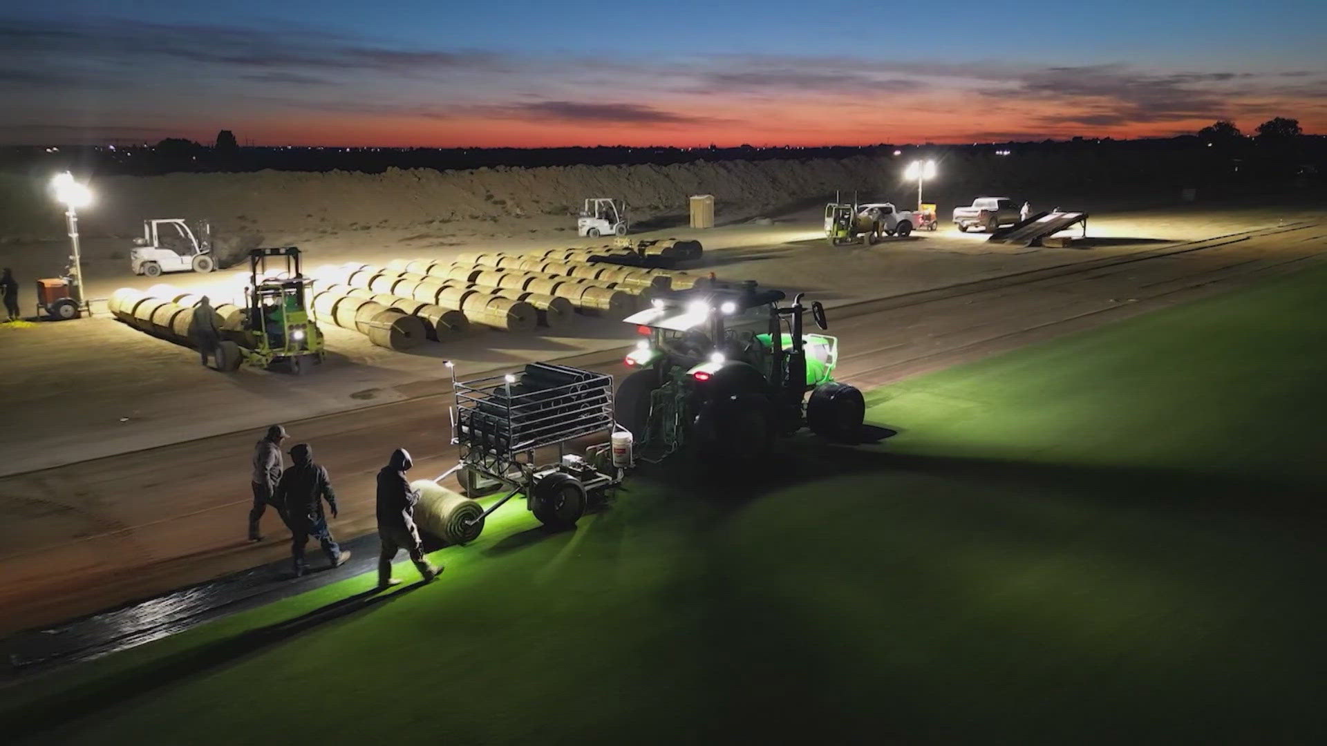 Some of the 2026 FIFA World Cup will be played on grass grown in