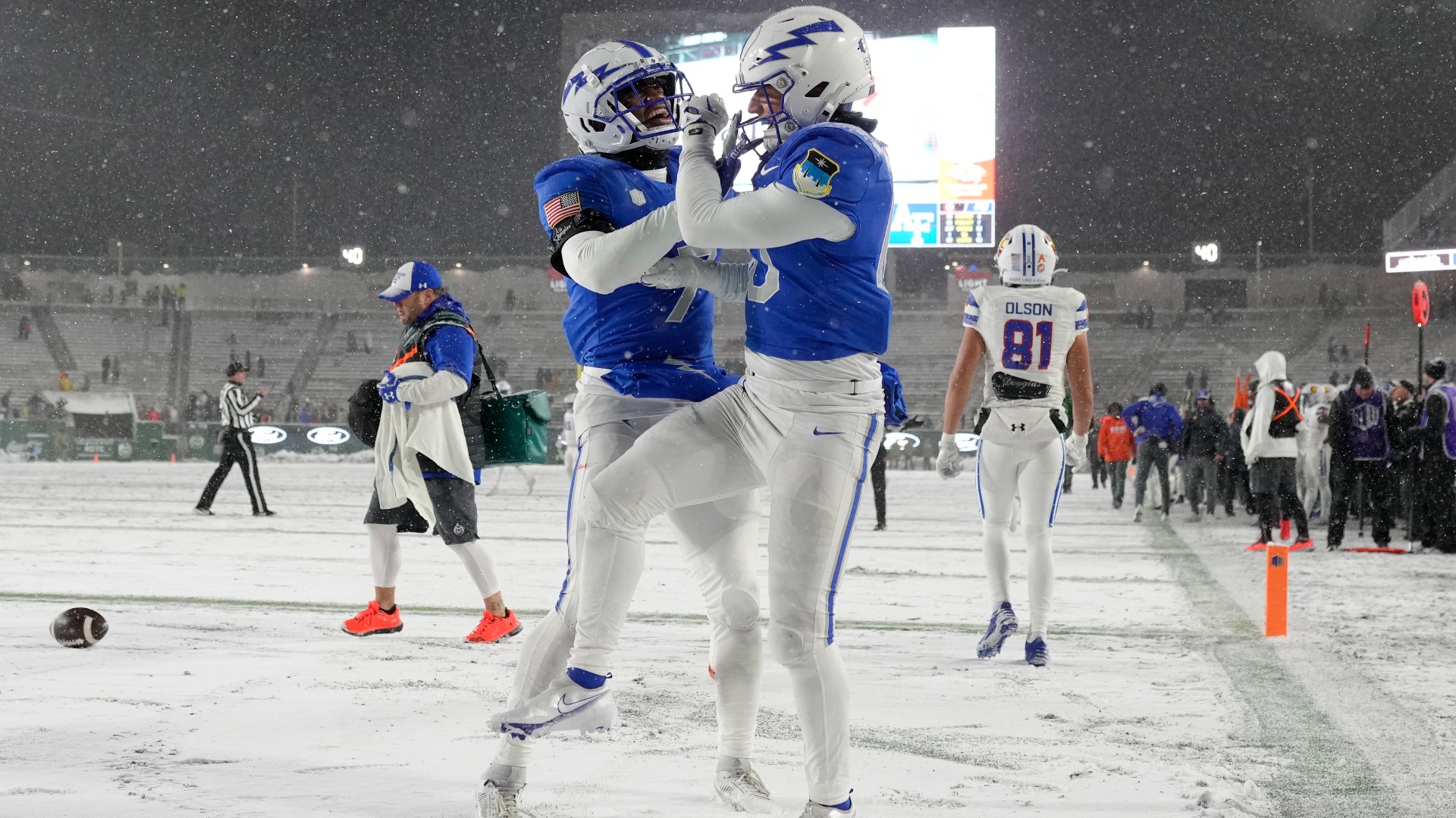 The Falcons are making their record seventh appearance in the Armed Forces Bowl, while the Dukes are playing in the bowl for the first time.