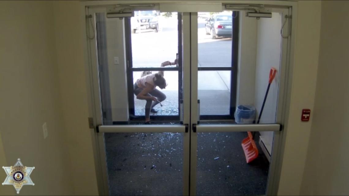 Police Seek Woman Who Broke Door at Centennial Animal Services