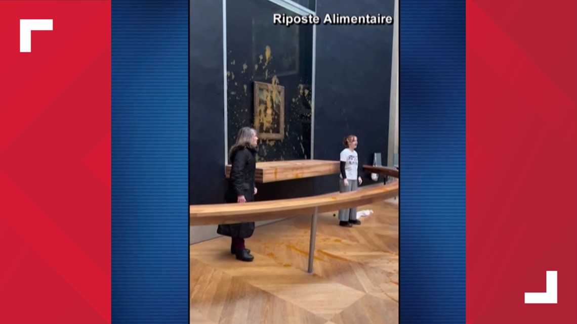 Climate activists hurled soup Sunday at the glass protecting the "Mona Lisa" - Vimarsana News