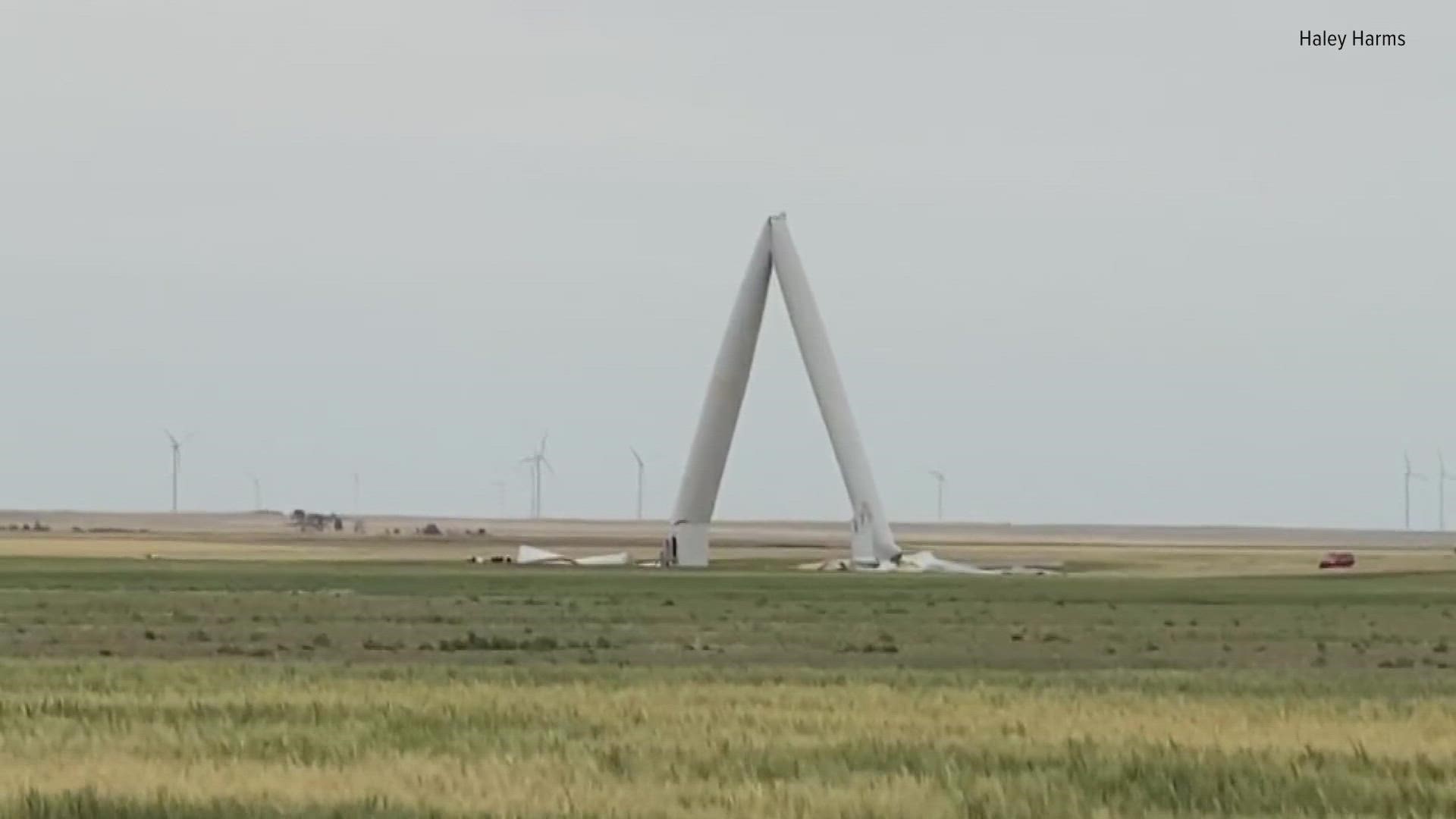 The Florida-based operator of the wind farm on the Eastern Plains said it believes it was an "isolated incident."
