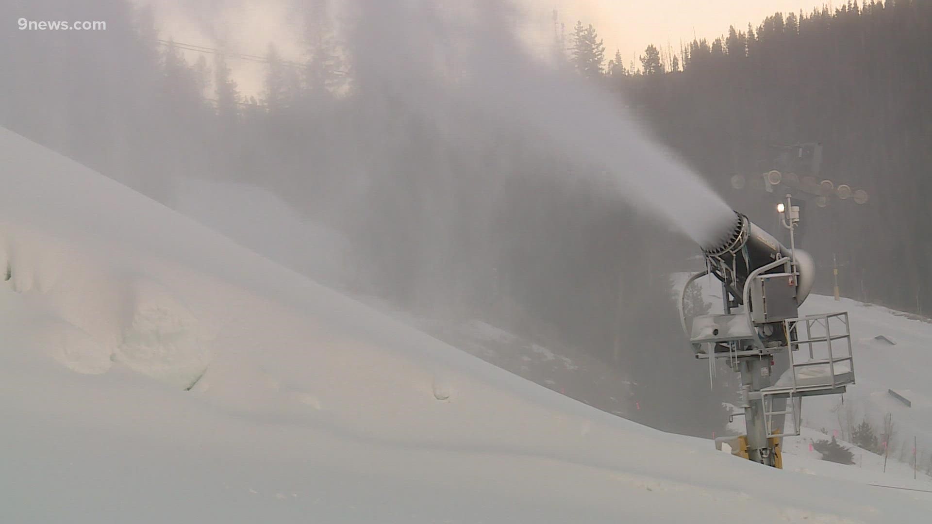 Several Next viewers wondered where Colorado ski resorts get the water to make snow, especially when moisture is low like it is in 2021.
