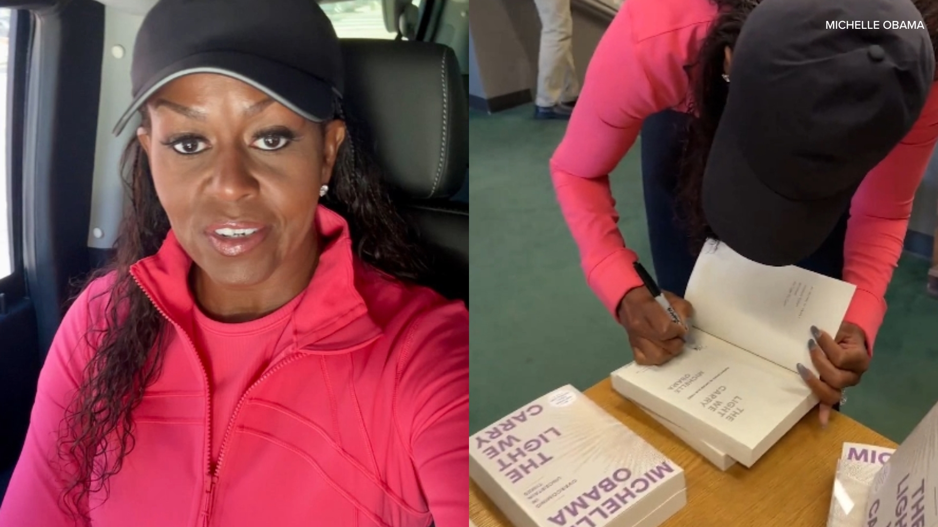 Michelle Obama visits Denver bookstore