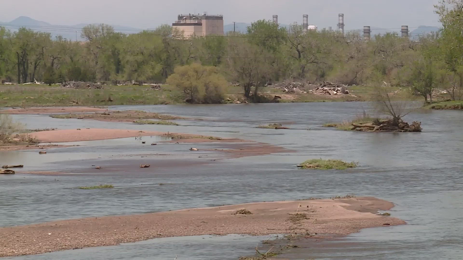 All the recent rain and snowmelt has put so much water into the South Platte River.