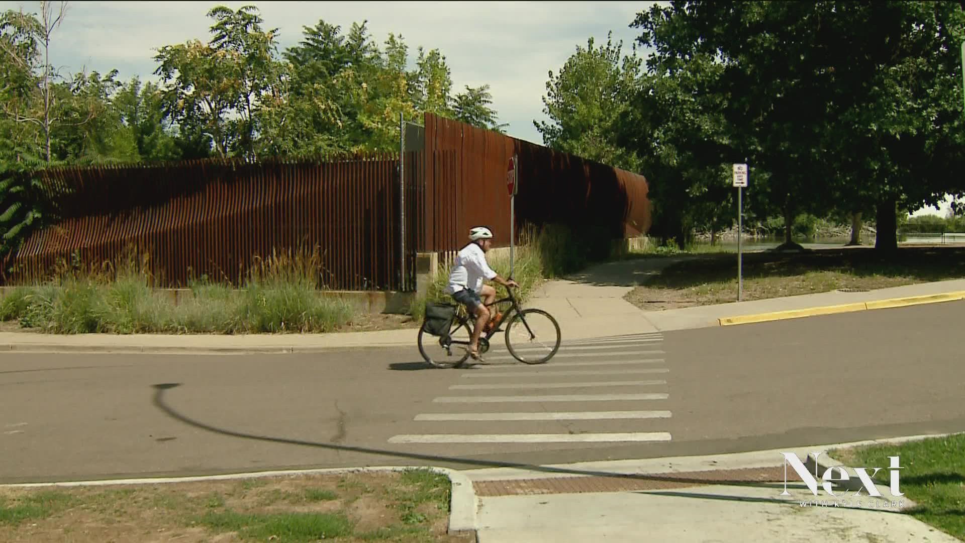 It took him about a year, and he says he'll keep biking.