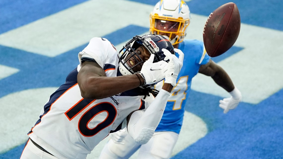 Broncos' Jerry Jeudy shut out in receptions for second time in