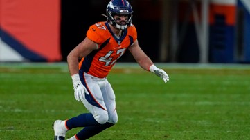 Zach Allen's non-stop motor shows up early at Broncos training camp