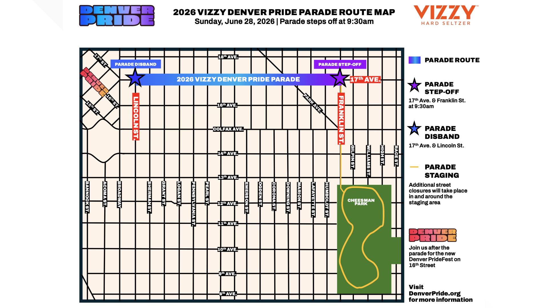 Denver Pride 2026: Festival moves to 16th Street, activities planned ...
