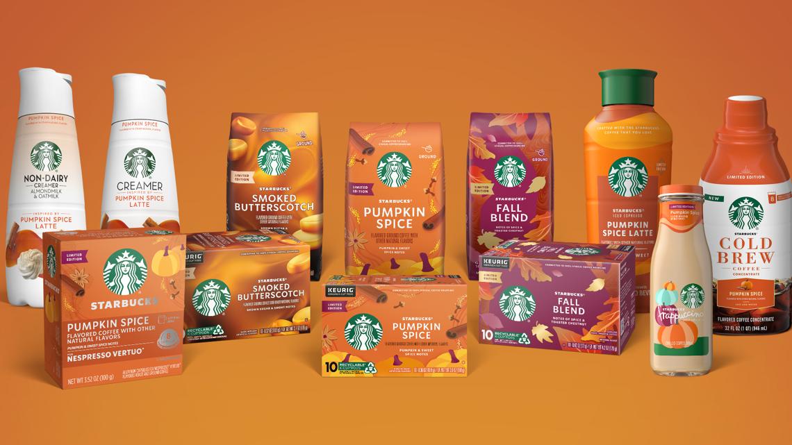 Starbucks fall coffees and creamers back in grocery stores | 9news.com