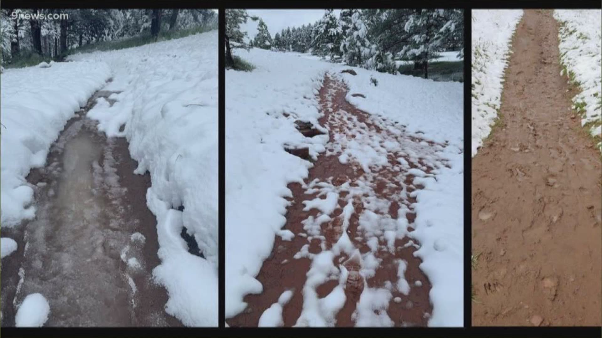 Icy and muddy conditions have caused trails in Larimer and Boulder counties to be closed. Jefferson County is also dealing with the impact melting snow is having on trail conditions.