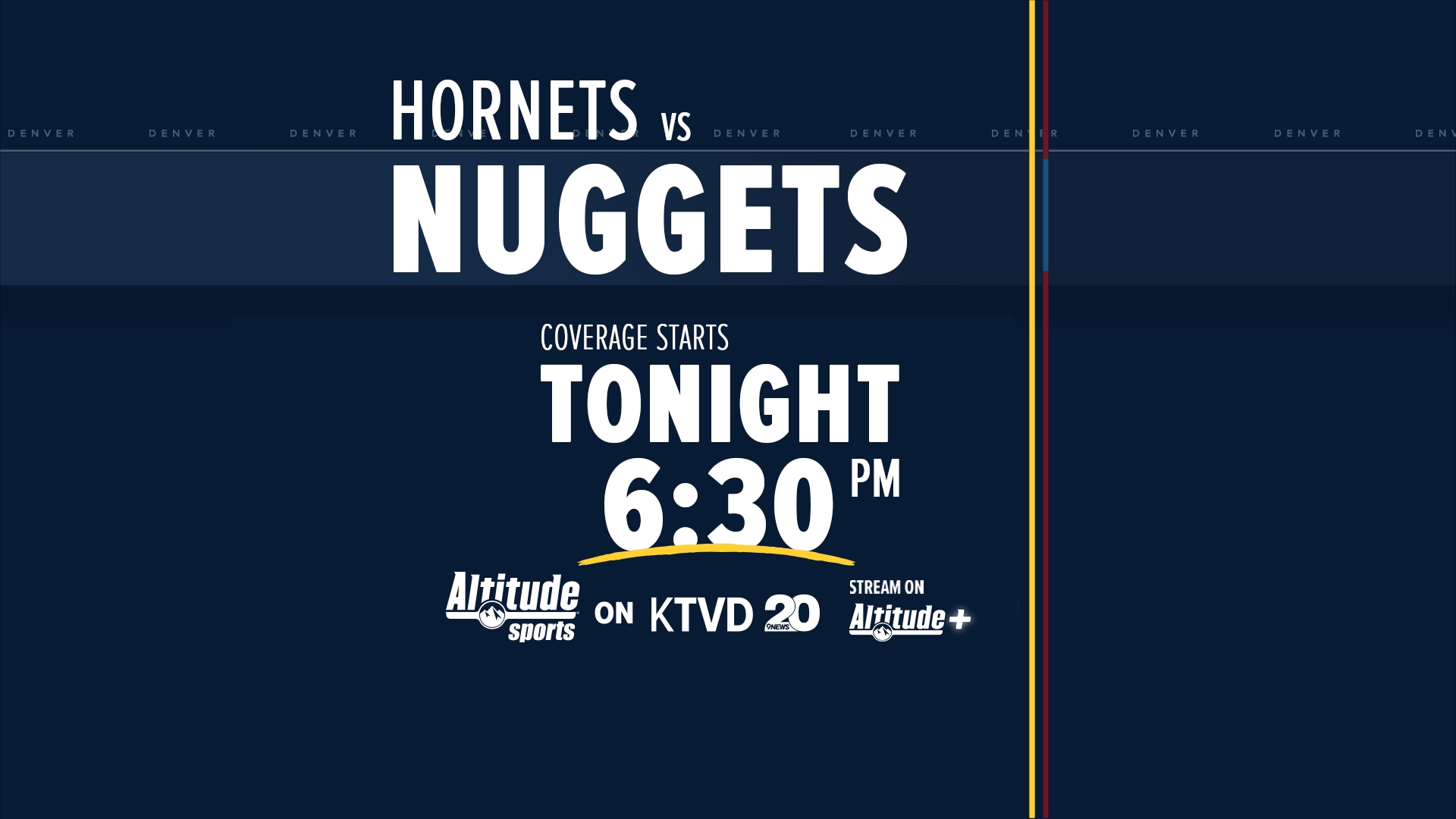 How To Watch Denver Nuggets Vs Charlotte Hornets For Free 9news Com C0354137 7179 4ae3 965c 1920x1080 