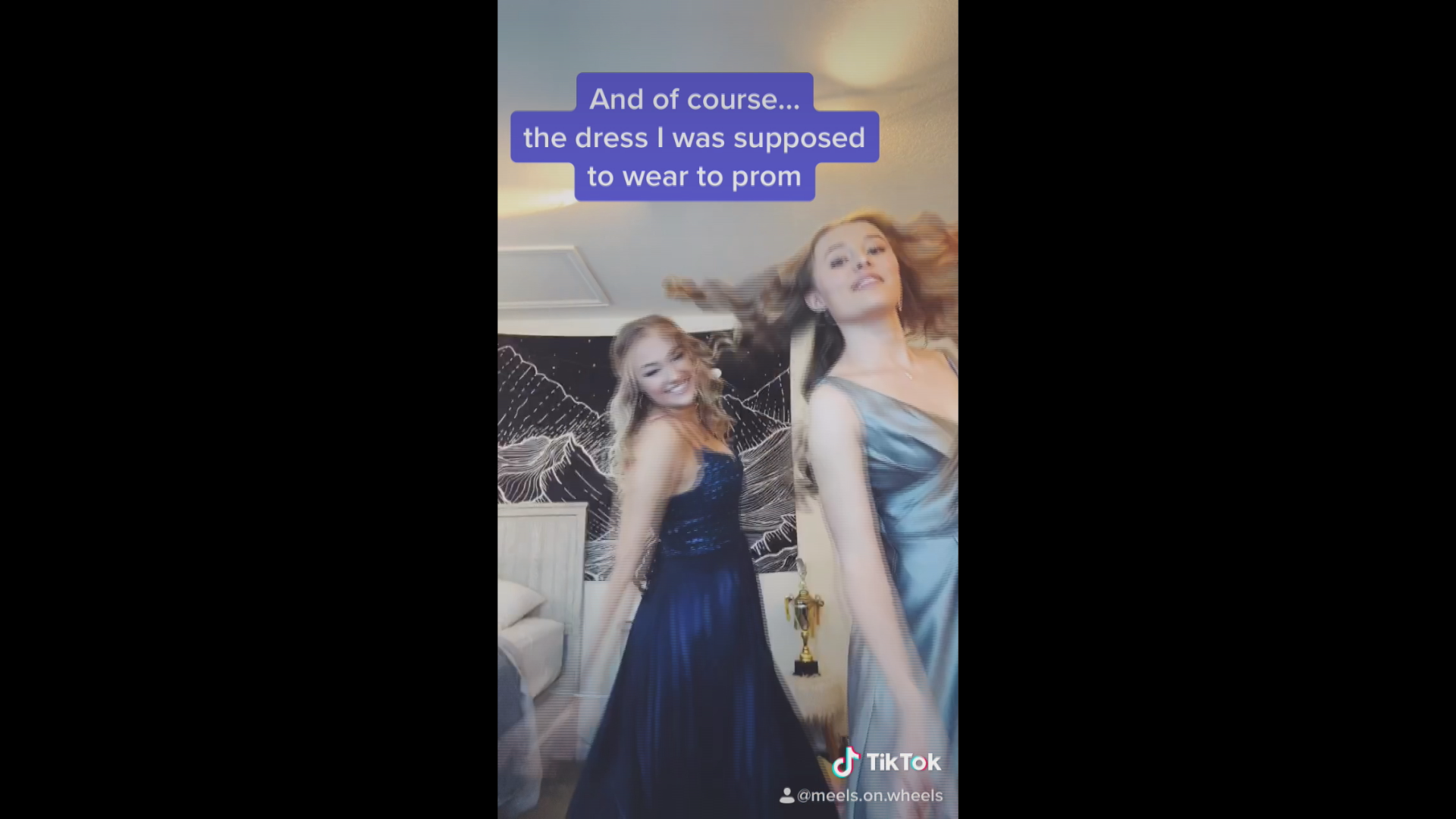 Because of COVID-19, a lot of seniors will miss out on their prom. Unless they get creative like, Amelia Schantz, did. (The video is silent because music rights).