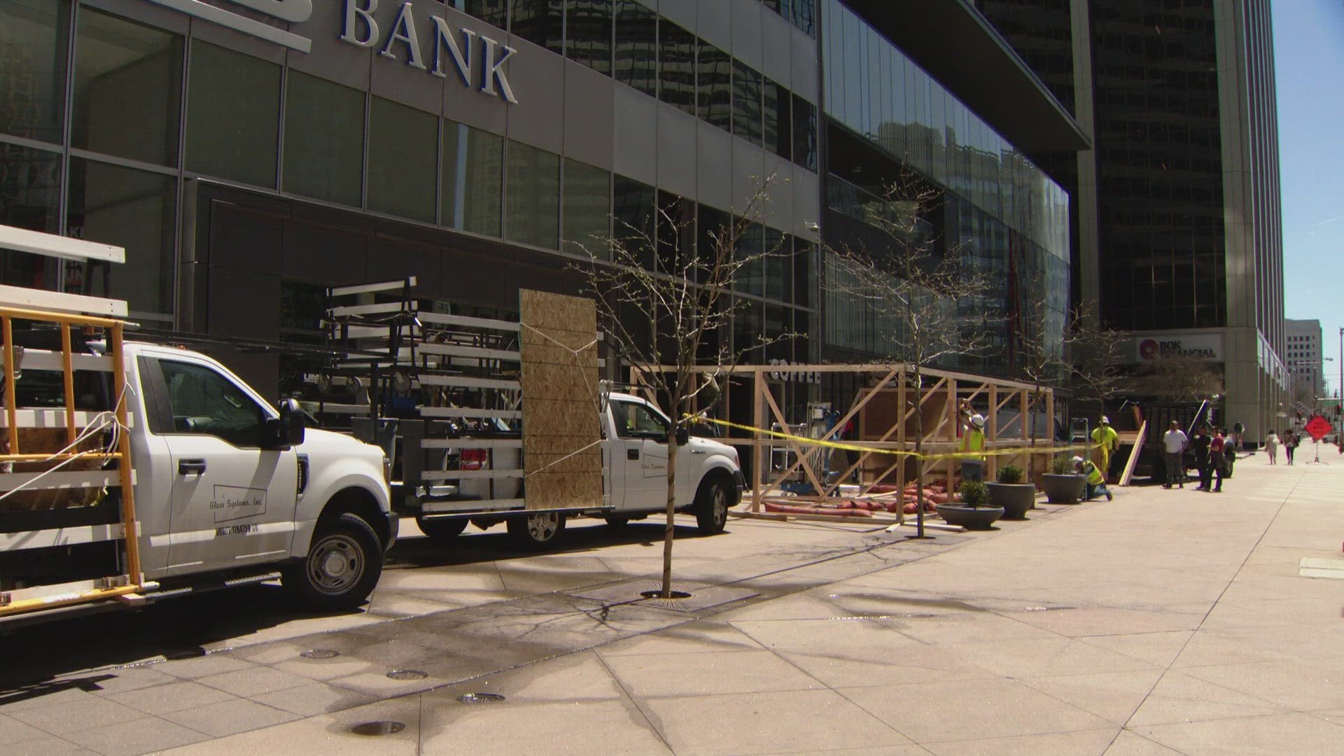 A woman was arrested after she crashed into a Starbucks late Saturday night.