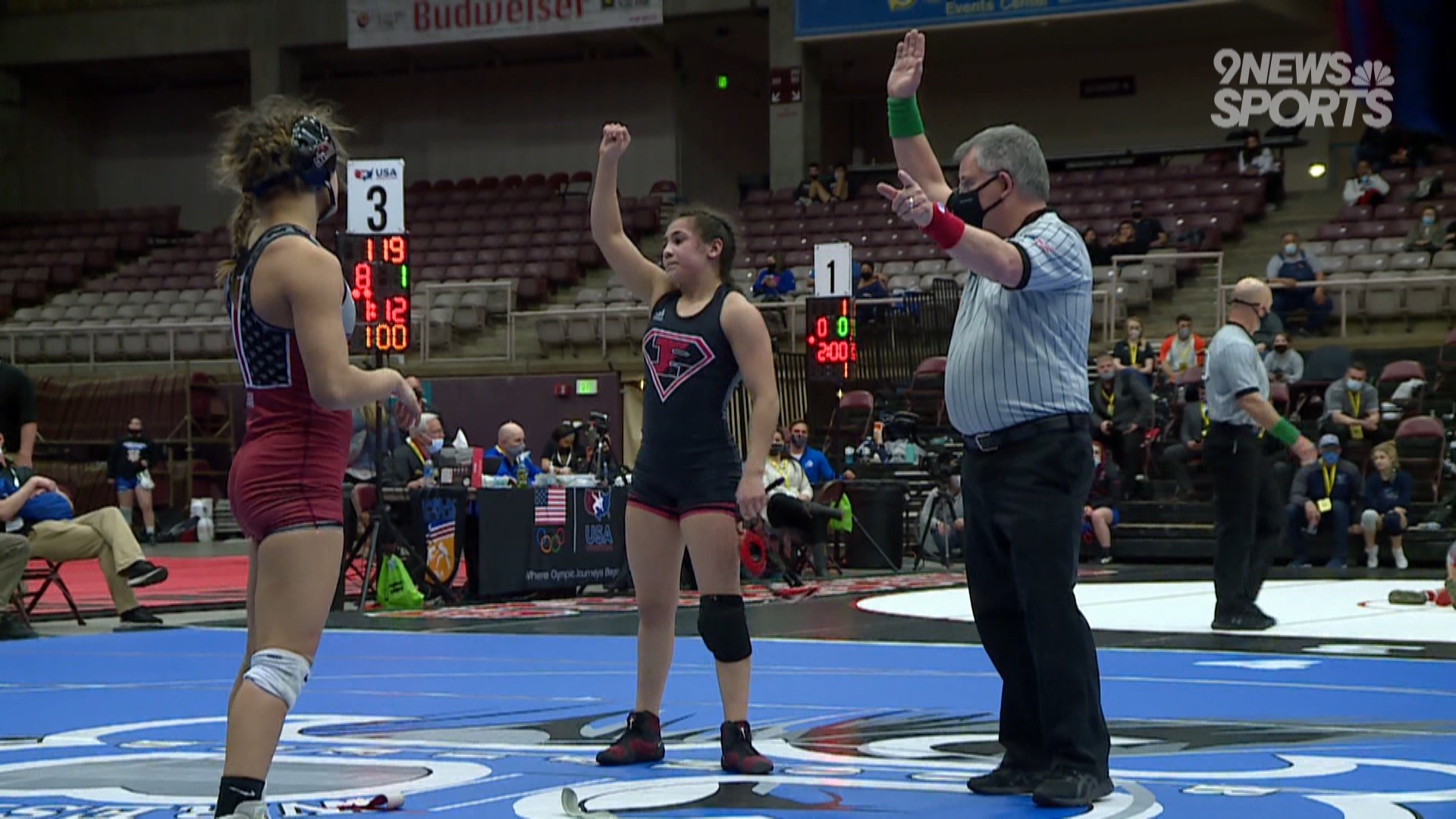 The first sanctioned girls wrestling state championships were held in Pueblo on Thursday night.