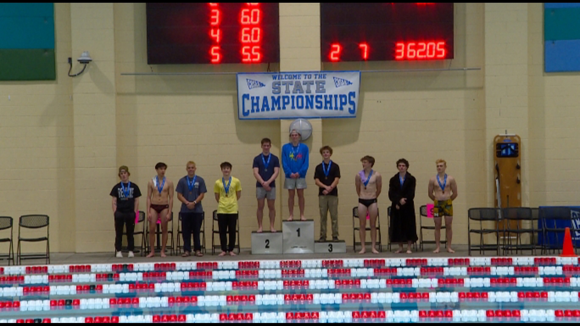 Carson Harrington repeats as 4A state diving champion