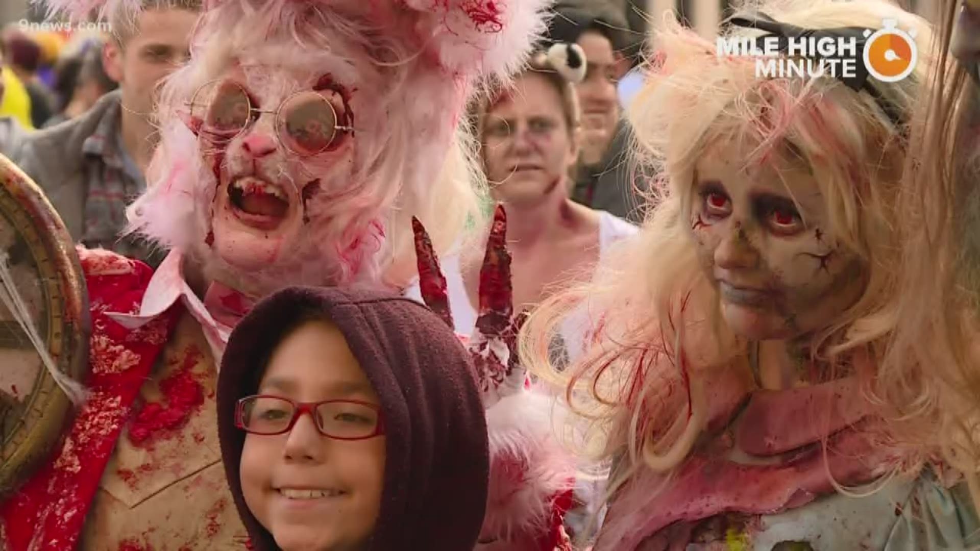 9NEWS's Eddie Randle takes us through the Zombie Crawl taking over downtown Denver this weekend.