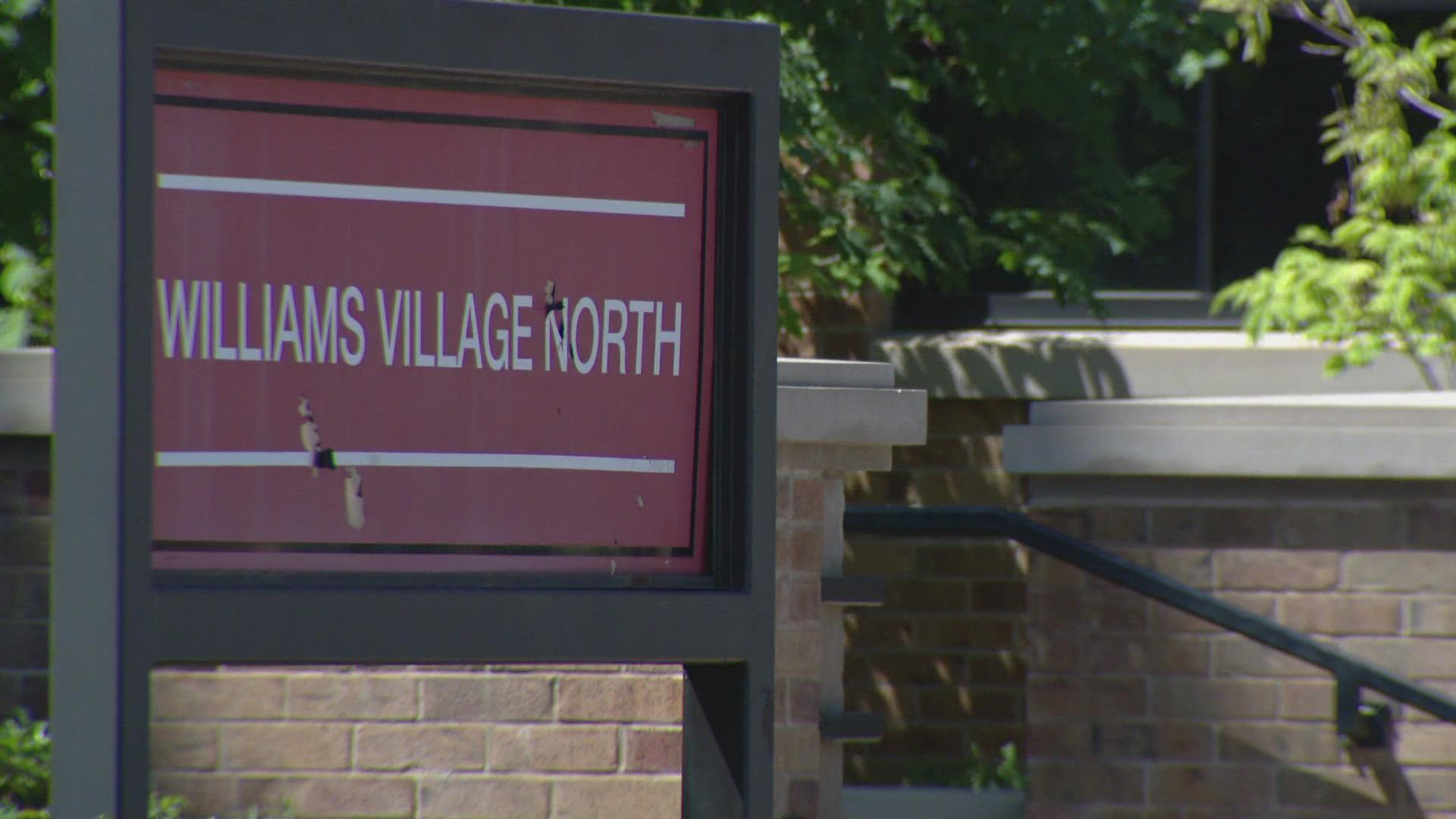 Police are looking for a college-aged man who's about 6-feet tall with dirty blonde hair after the reported assault at Williams Village North.