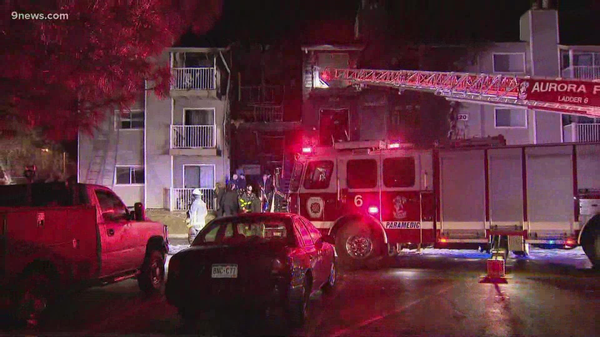 Aurora Fire Rescue is investigating an apartment fire that left a child dead Monday morning.