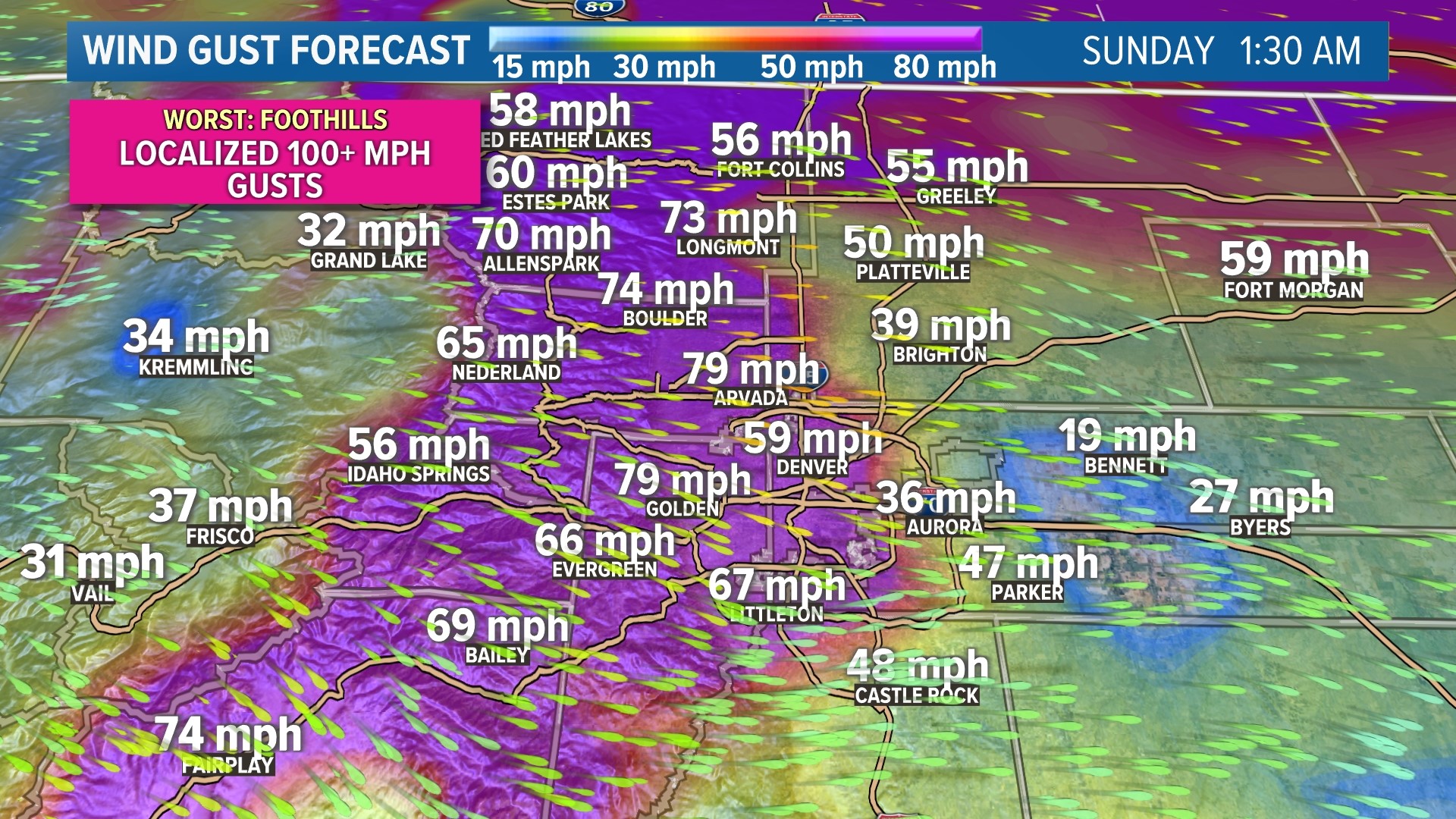 Latest Forecast Significant Wind Storm Ramps Up 100 Mph Gusts 