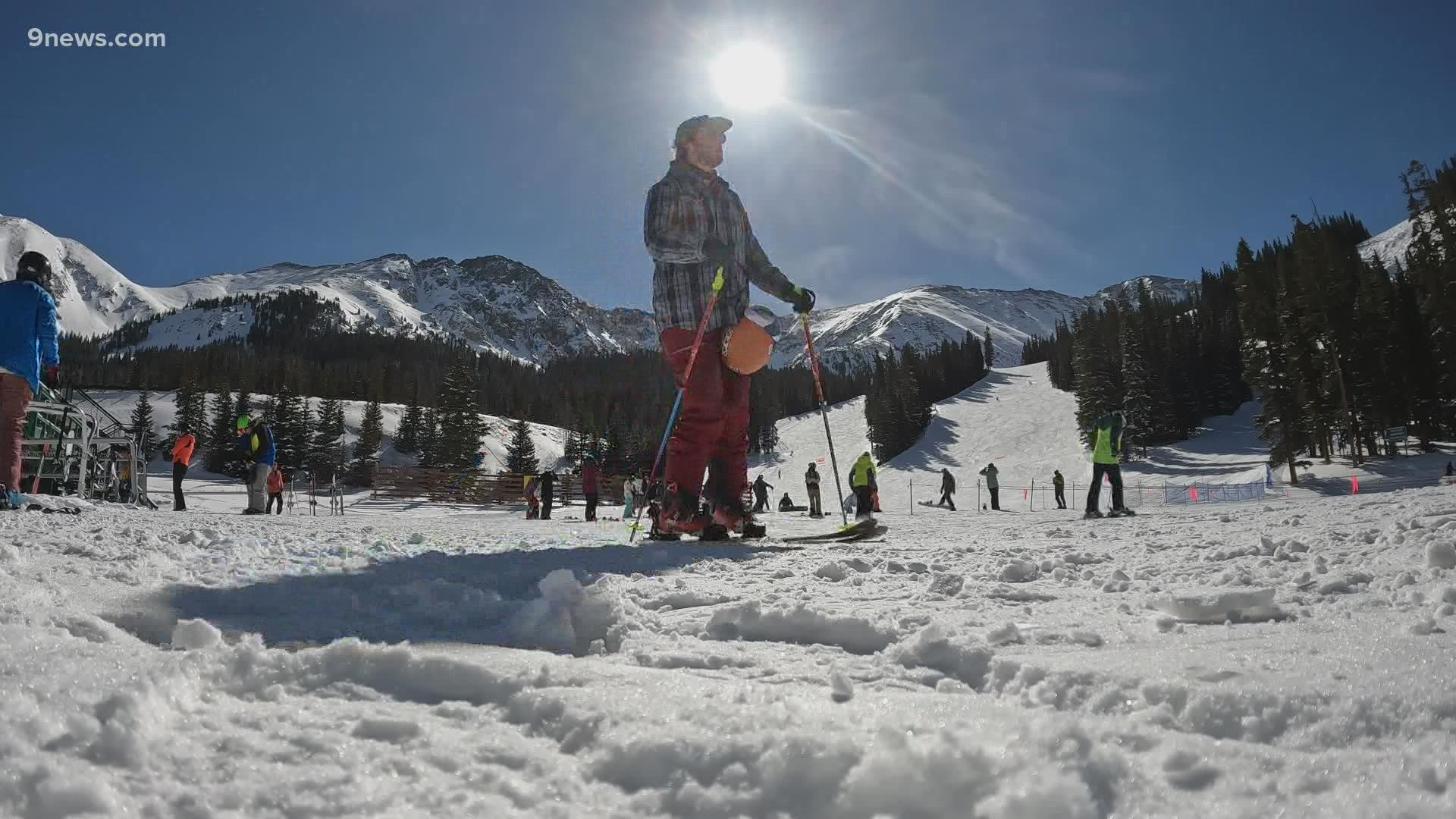 You have only a few more weeks left in the ski season at most of our Colorado ski areas but at Arapahoe Basin, there's still a lot of season to go.