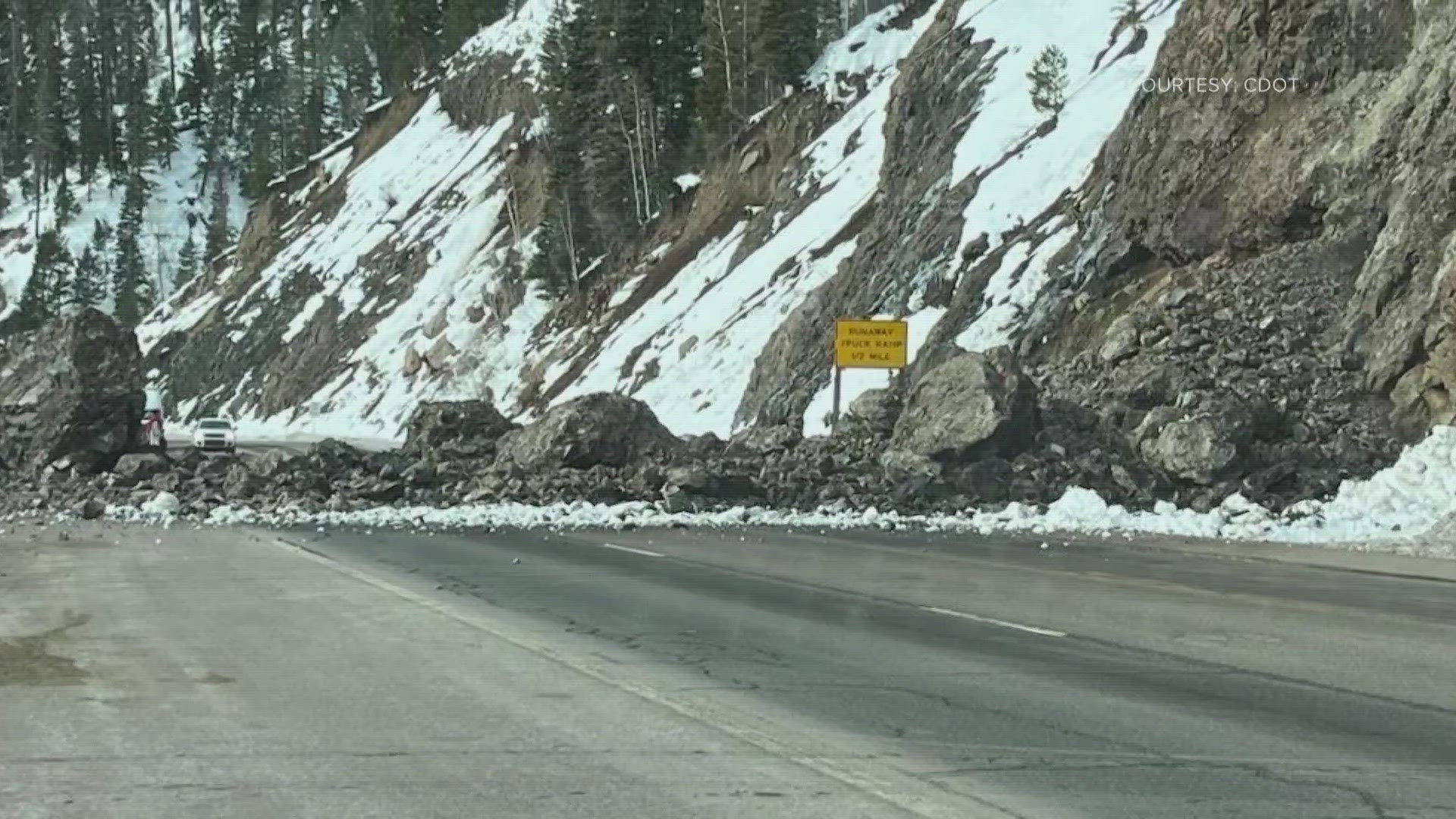 The closure is about 17 miles east of Pagosa Springs. CDOT said one lane was back open about noon Monday.