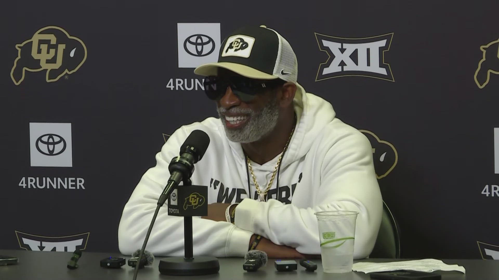 University of Colorado head football coach Deion Sanders spoke to the media Tuesday ahead of the team's upcoming showdown against the Nebraska Cornhuskers.