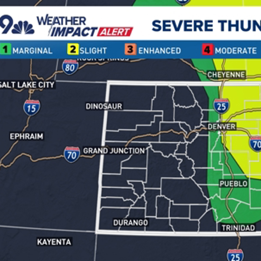 Severe weather back in Colorado: Storm chances increase Tuesday in ...