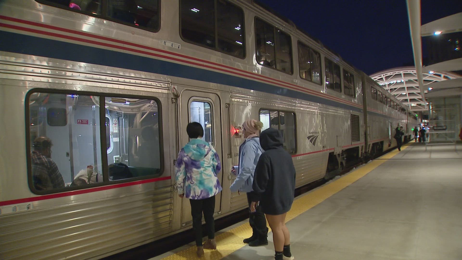 Travelers can take the Winter Park Express on weekends between Jan. 12 through March 31.