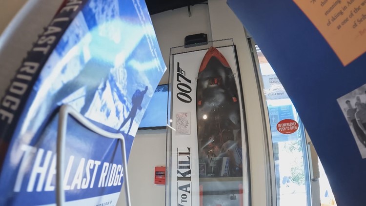 James Bond’s snowboard is on display in Colorado
