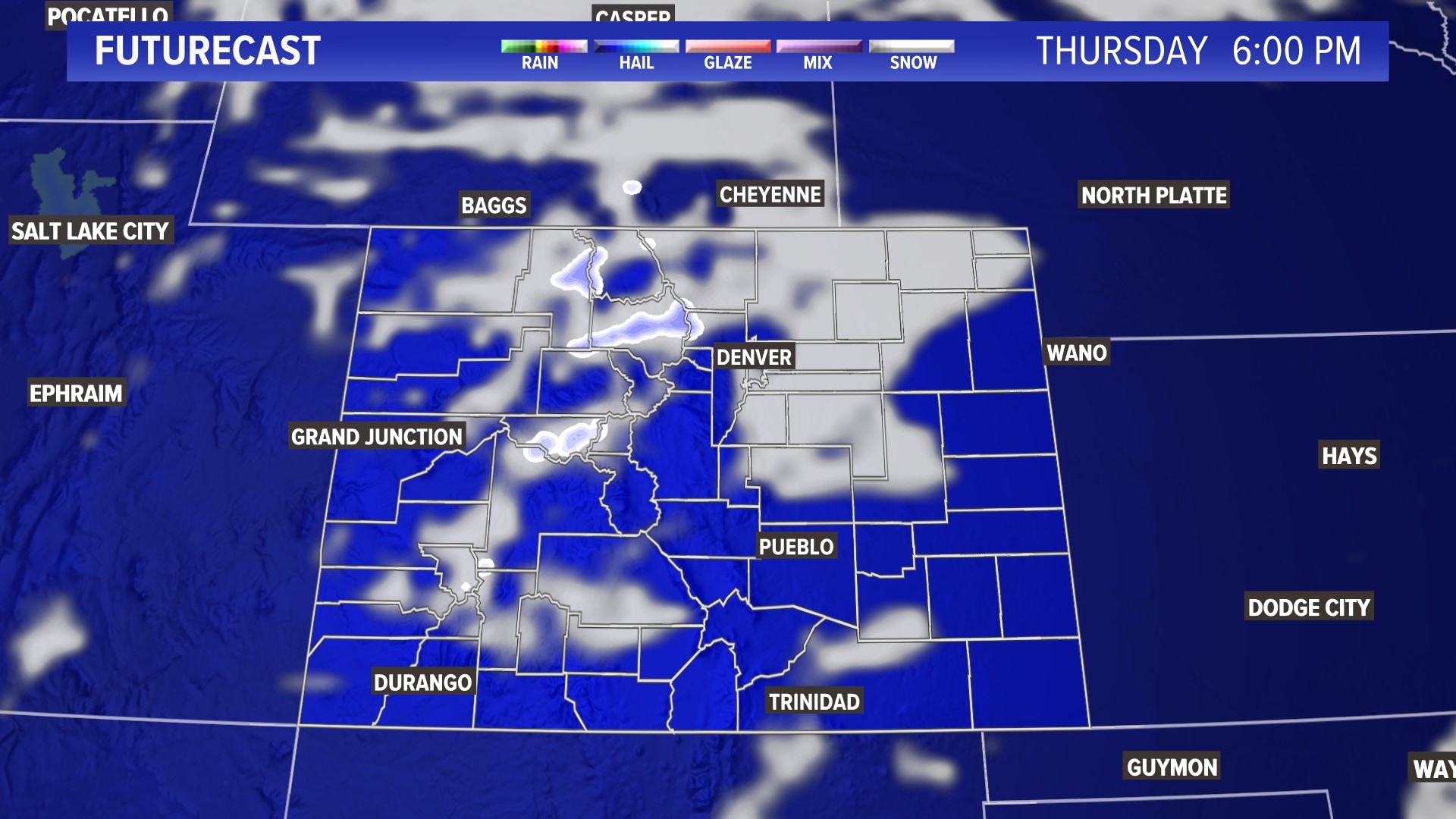 Heavy snow, strong winds to the west | 9news.com