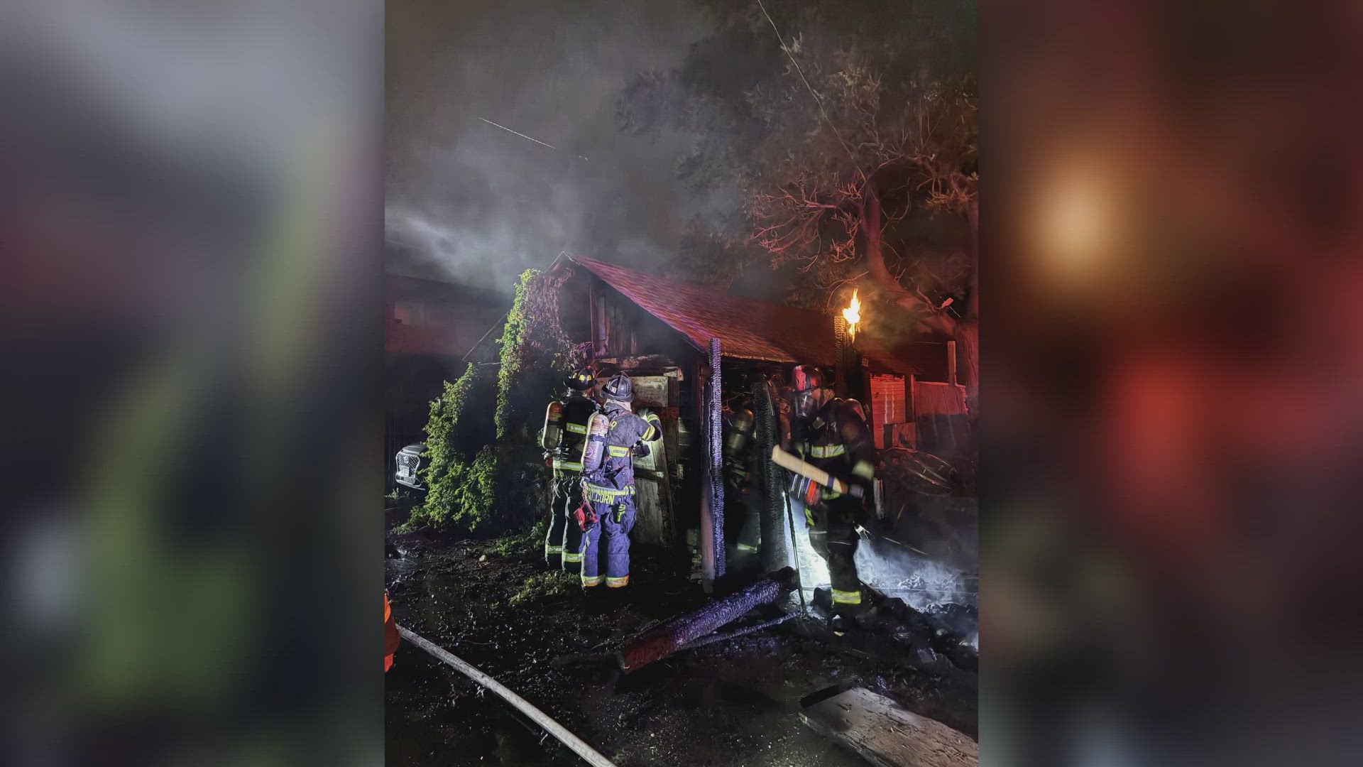 Firefighters battle garage fire in Denver | 9news.com