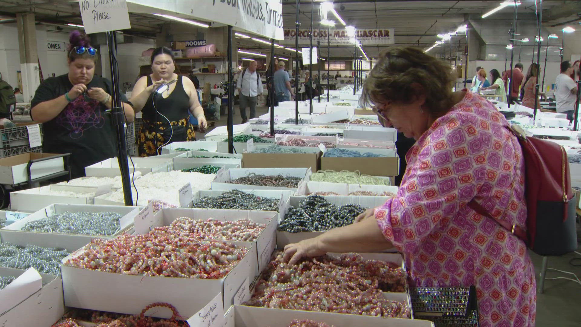 Next stopped by the Denver Expo Gem Show to ask, "What's your good news?"