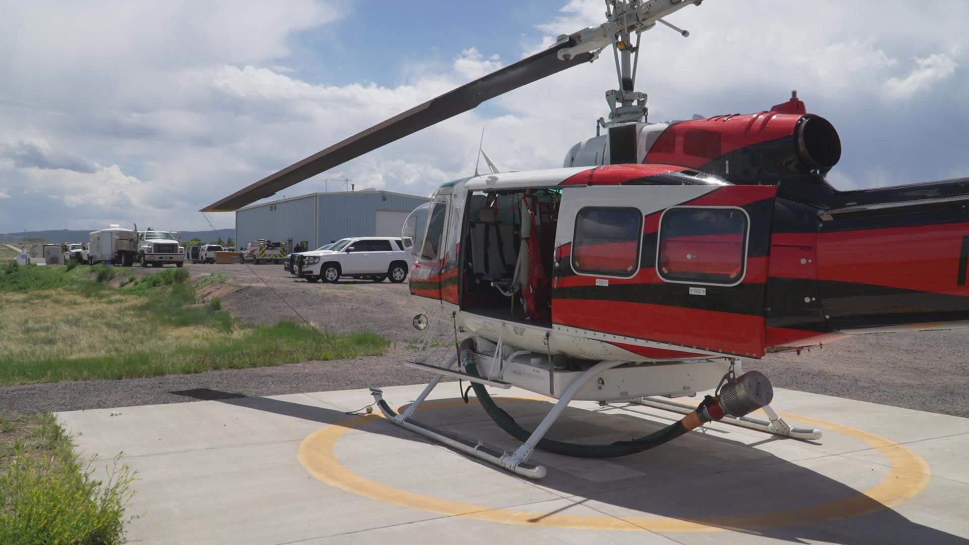 The county is leasing a firefighting helicopter for nearly half a year so it doesn't have to rely on state or federal agencies. Here's 9news reporter Noel Brennan.