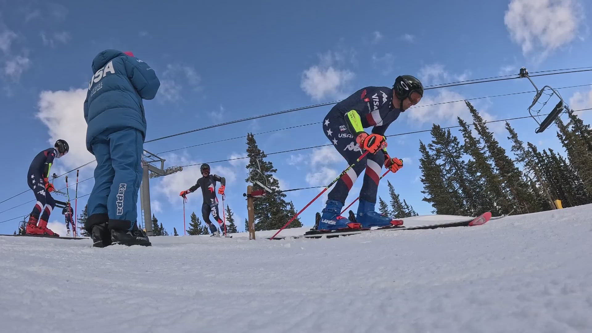 The U.S. Ski Team will be training at Copper Mountain into late May on the same course they will race coming up in November.
