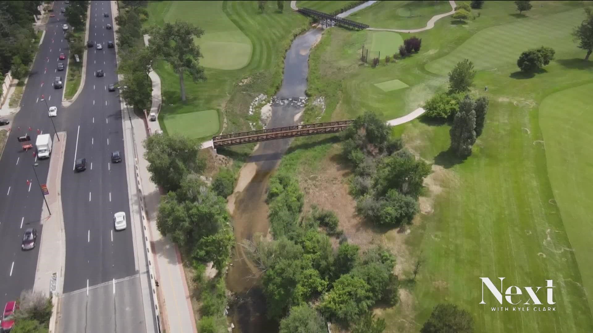 One part of the trail takes a turn from the scenic route, and Coloradans have a country club to thank.