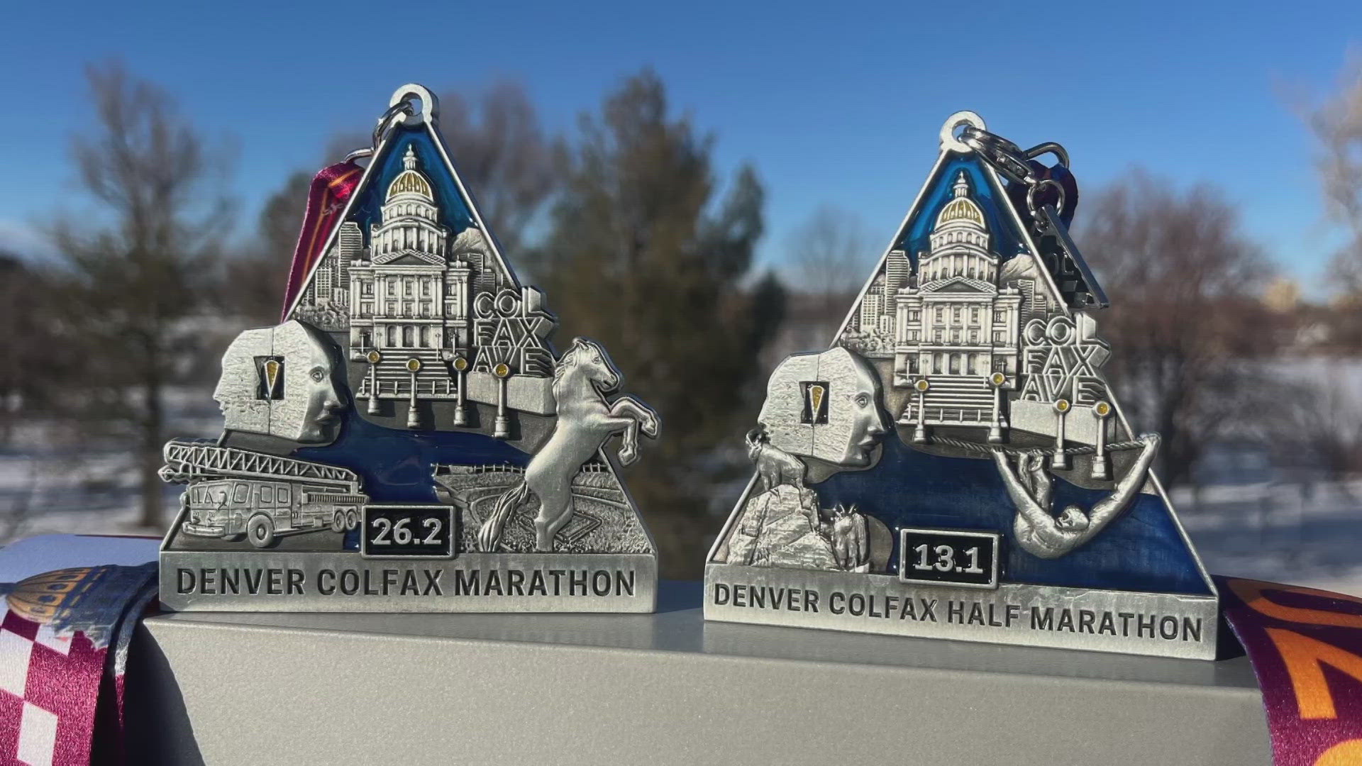 2025 Denver Colfax Marathon medals revealed