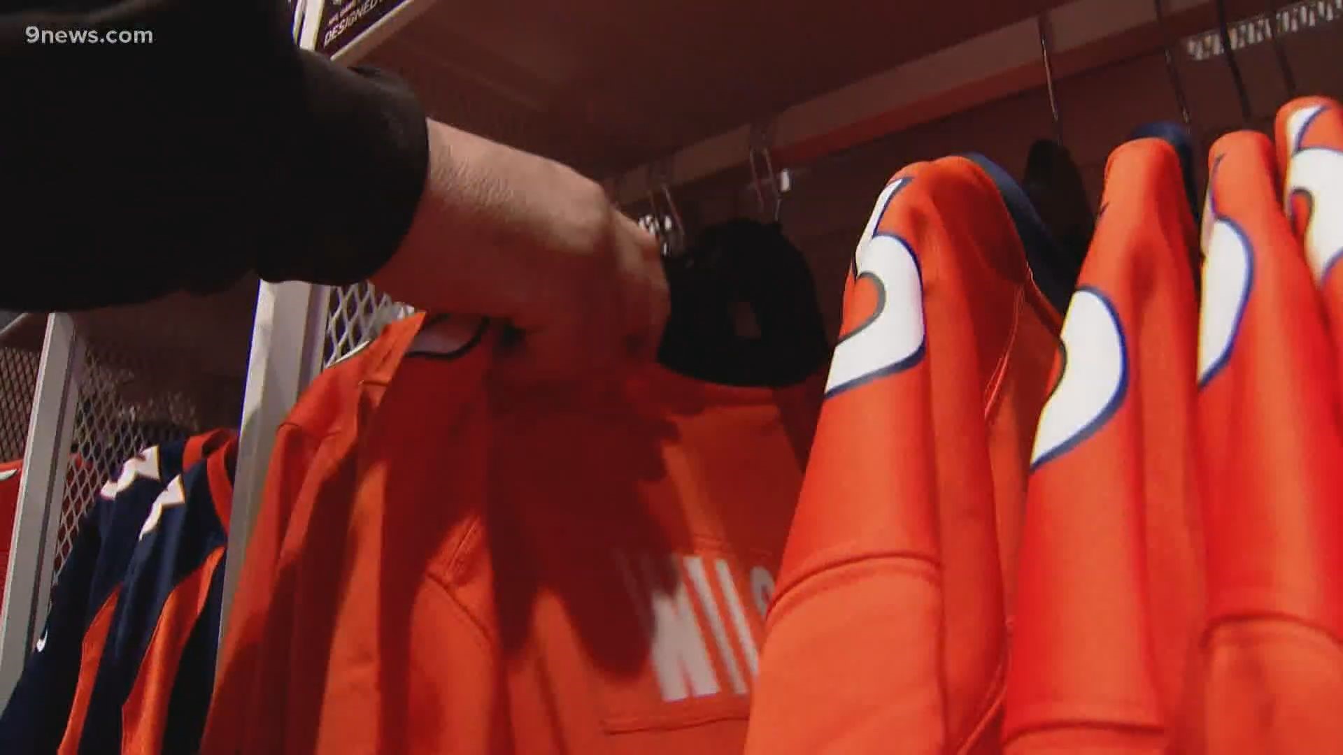 A limited number of Russell Wilson jerseys arrived at Broncos team stores as he was officially introduced Wednesday. They sold out within hours.