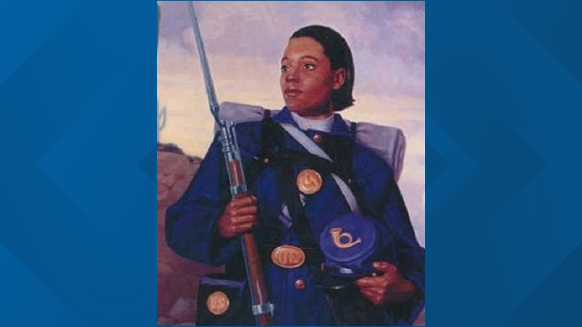 Haskell Hooks of Trinidad, Colorado is trying to erect a statue of Cathay Williams, the only female Buffalo Soldier.