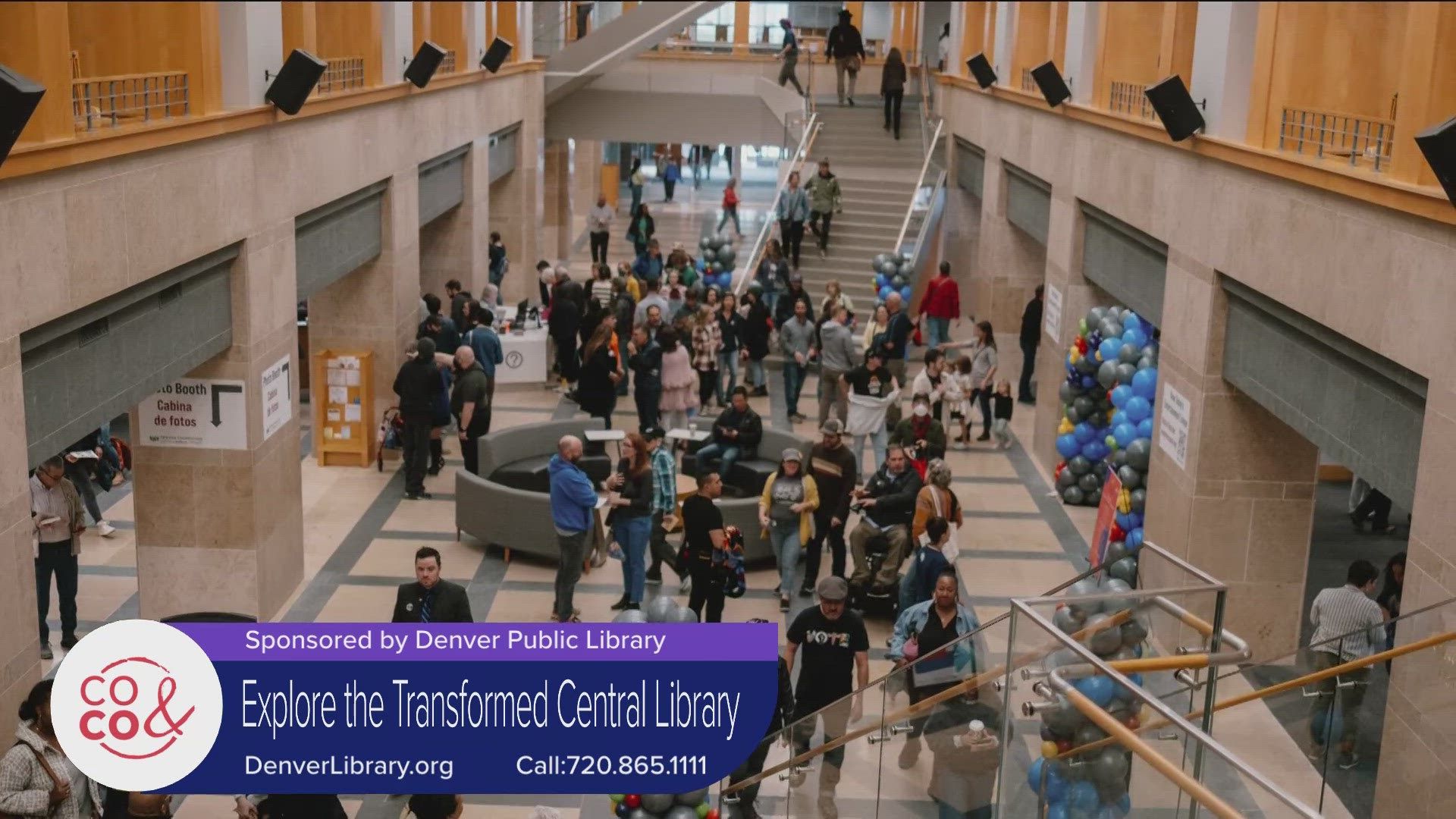 The Central Library in Downtown Denver is back open and refreshed for you to make the most of all the cool things the Library has to offer. Visit DenverLibrary.org.