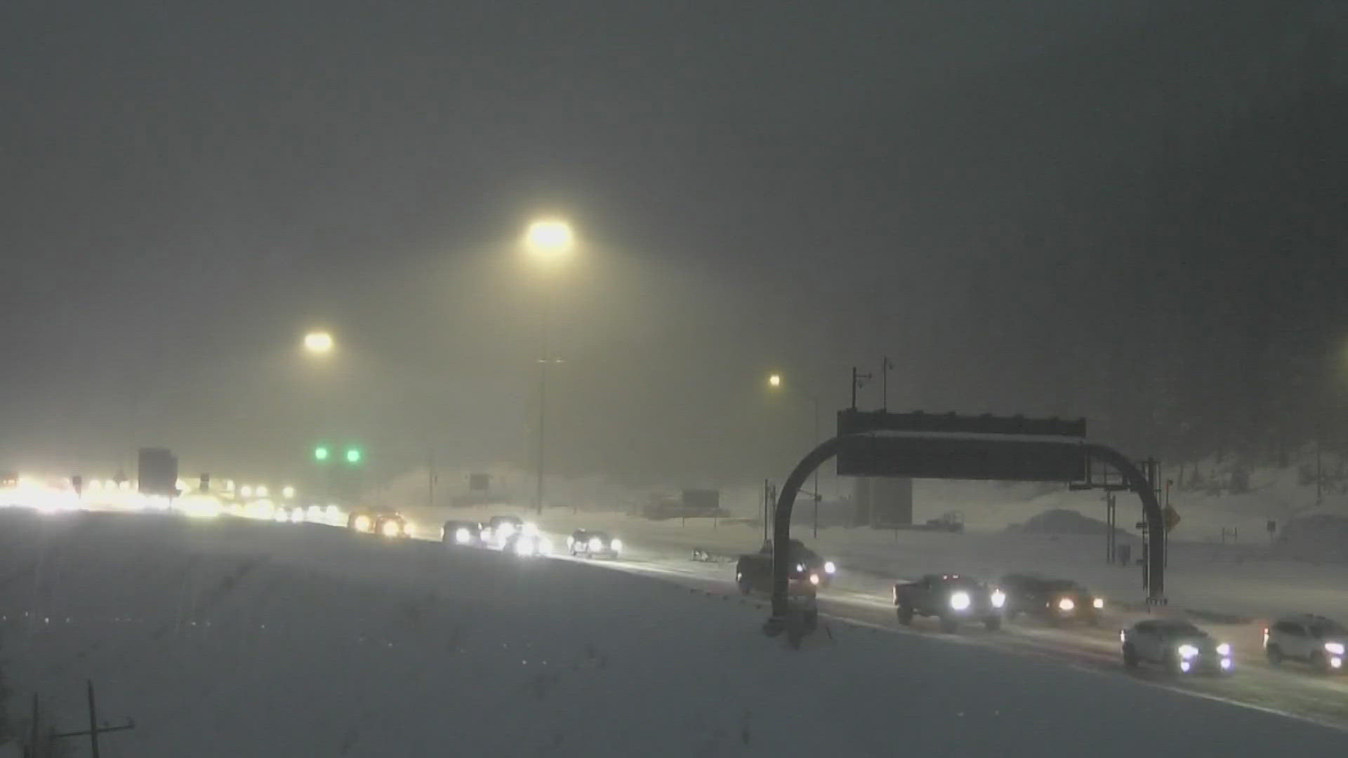 Snow, wind creating tough driving conditions in Colorado mountains ...