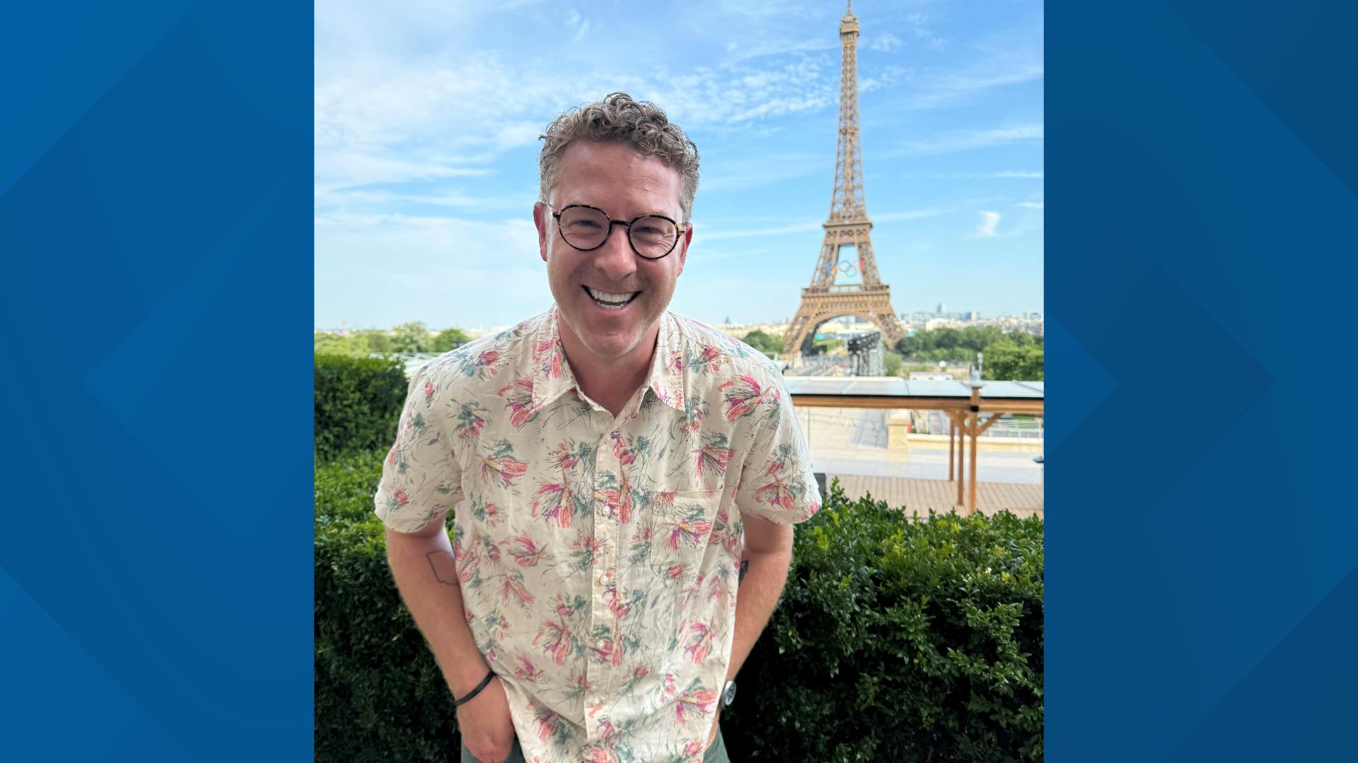 Michael Burns is working with the Today Show, and will be in Paris through the entire Games.