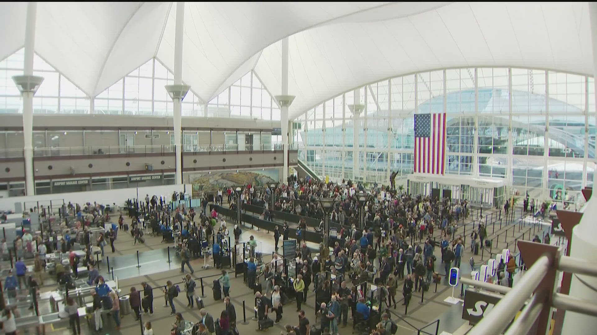 The airport served more than 6.7 million passengers in June, breaking the previous record.